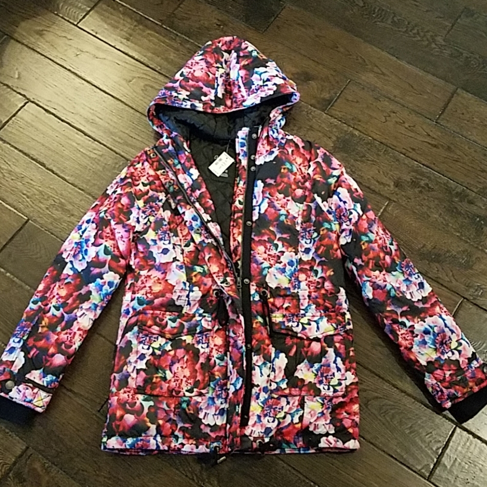 Women's Aeropostale floral winter coat (BNWT)